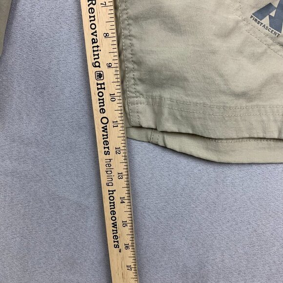 Eddie Bauer First Ascent Mens Shorts 38 Beige Cargo Guide Pro Nylon Spandex - Picture 9 of 12